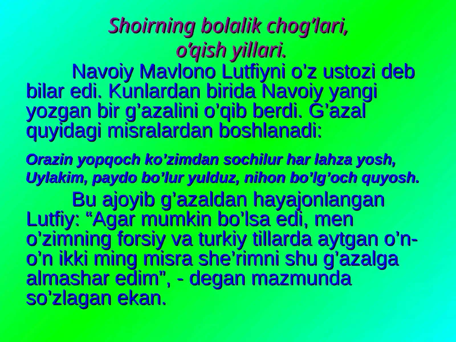 Navoiy hayoti 4
