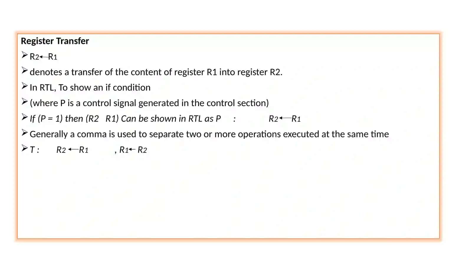 REGISTER TRANSFER AND OPERATIONS 4