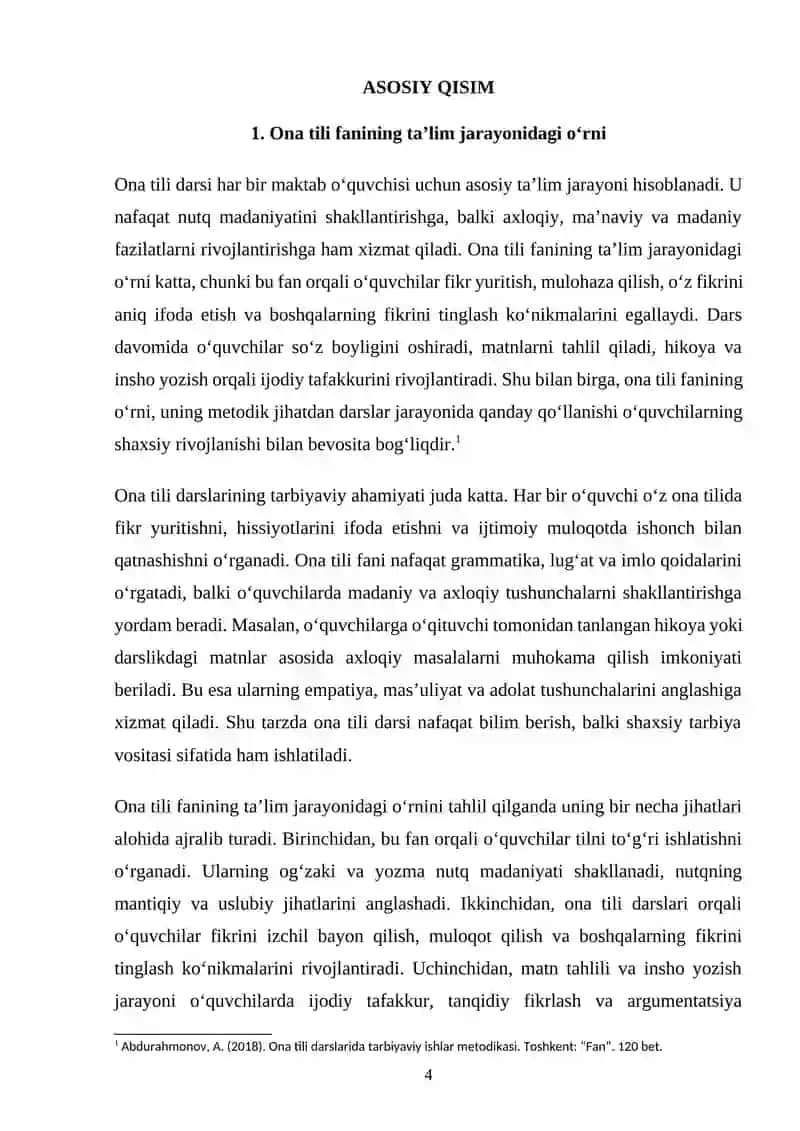 Ona tili va tarix fanlari integratsiyasi asosida dars tashkil etish 4