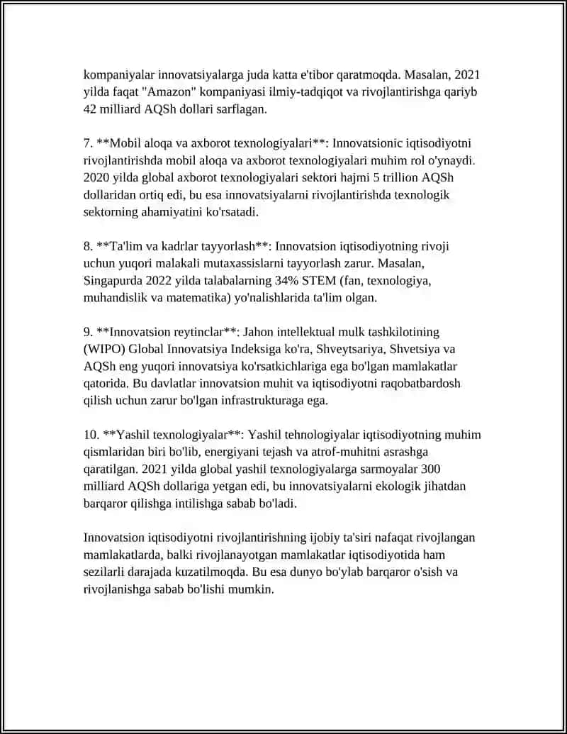 RAQOBATBARDOSH IQTISODIYOTNI SHAKLLANTIRISH STRATEGIYALARI 4