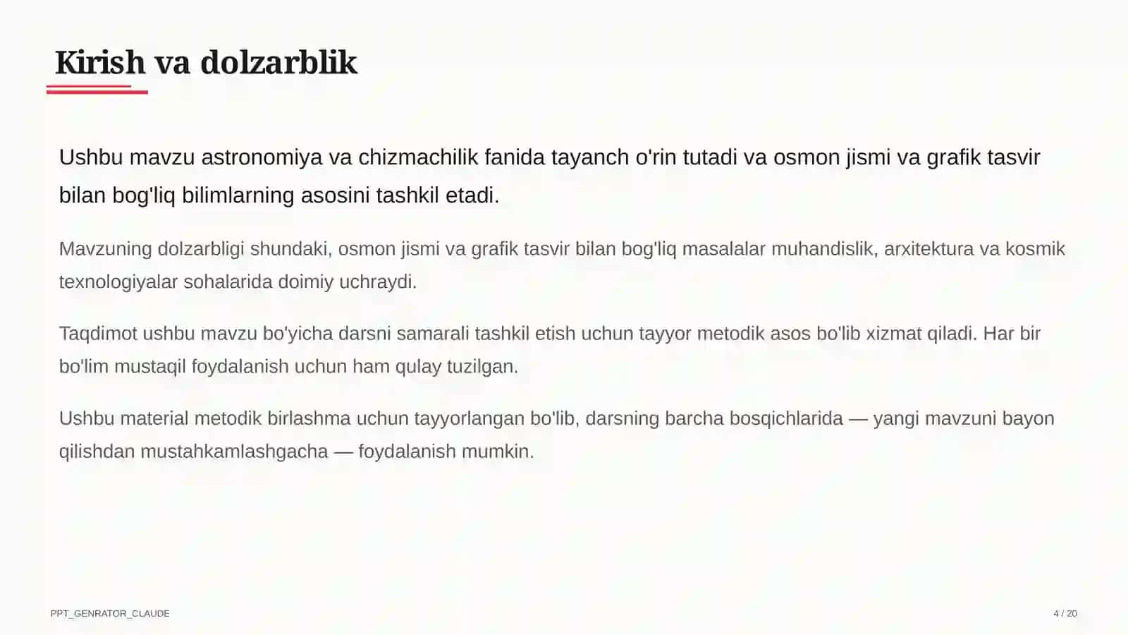 Quyosh sistemasi: sayyoralar va ularning yo'ldoshlari (9-sinf) 4