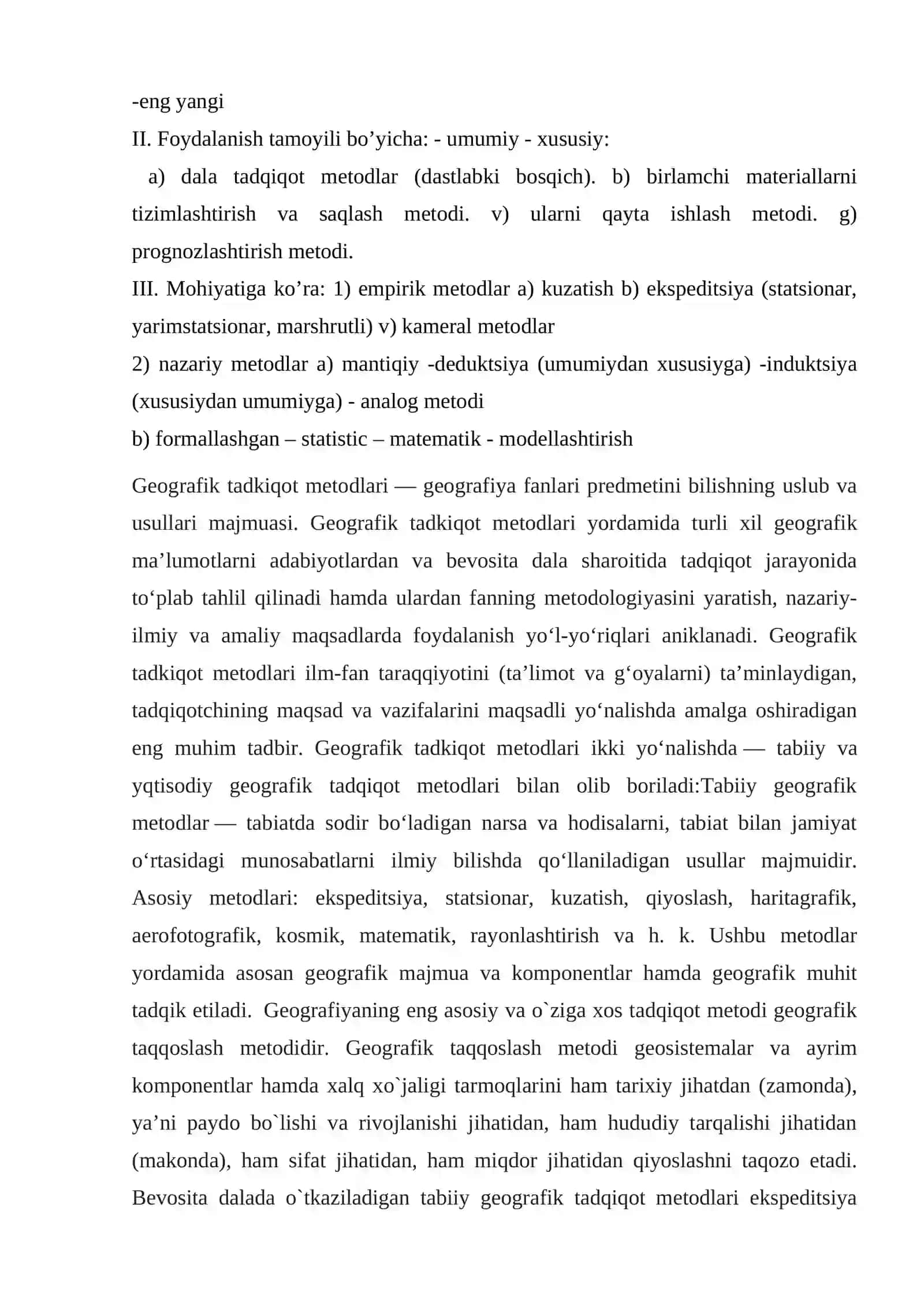 Umumgeografik metodlar 4