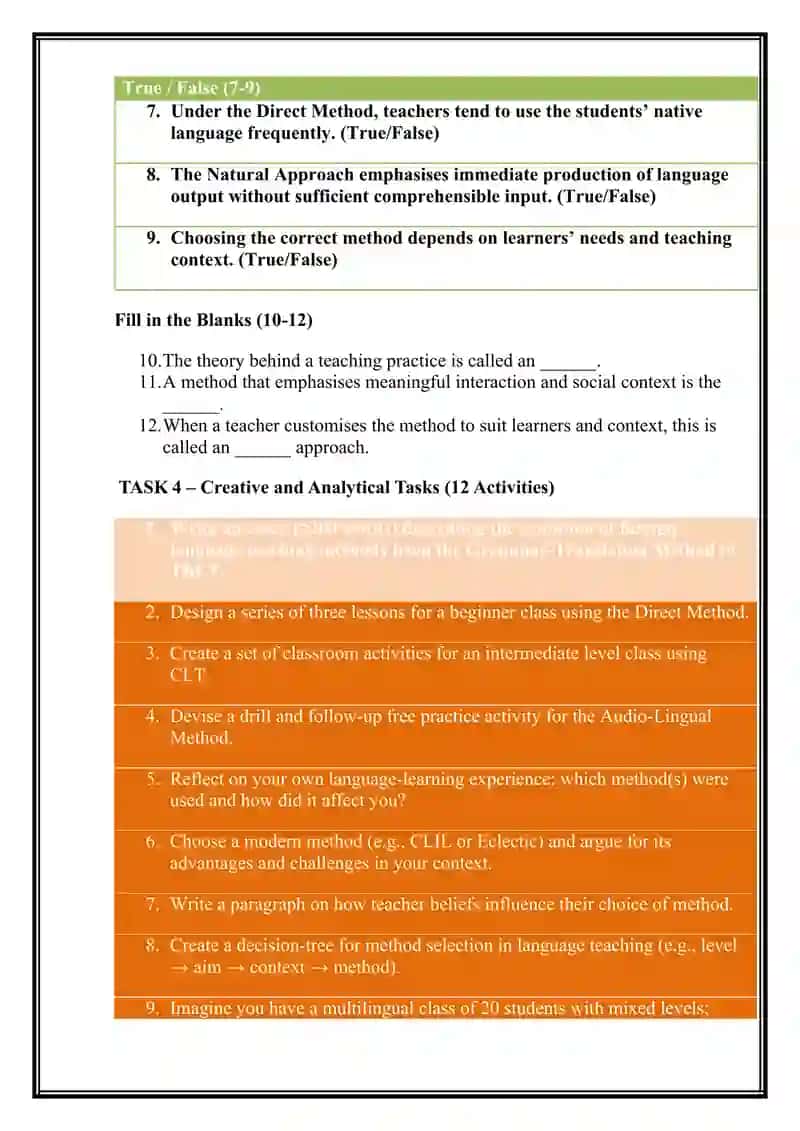 Approaches and Methods in Teaching Foreign Languages 4