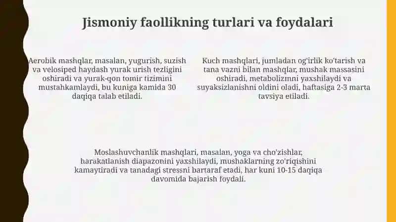 Talabalar uchun jismoniy faollikning sog‘lomlashtiruvchi ta'siri 4