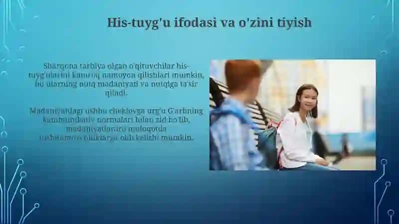 Sharqona tarbiya va muosharat odobining muloqotga ta'siri 4