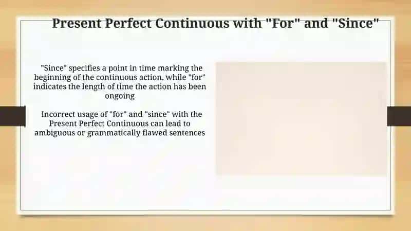 Present perfect continuous 4