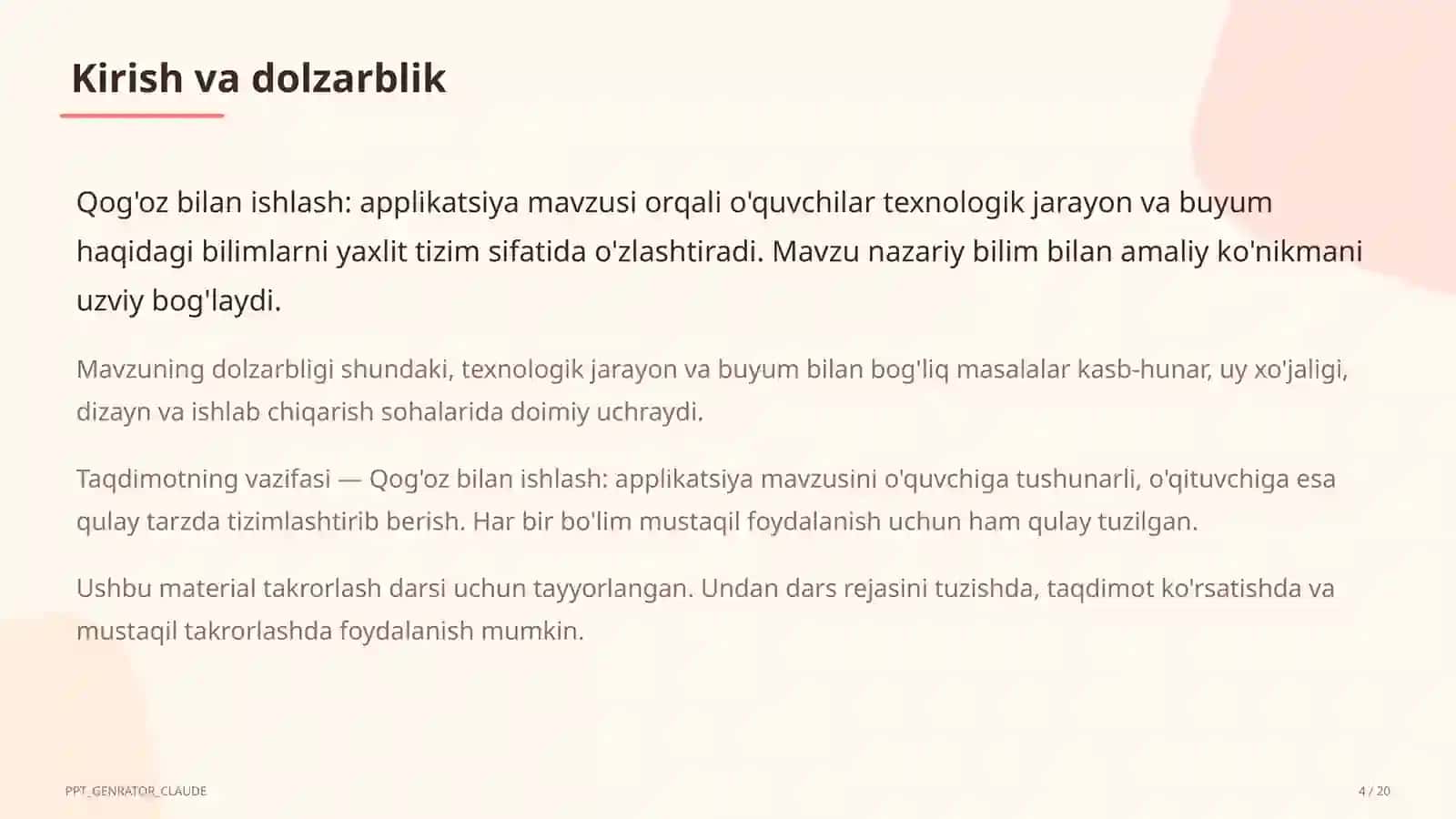 Qog'oz bilan ishlash: applikatsiya (1-sinf) 4