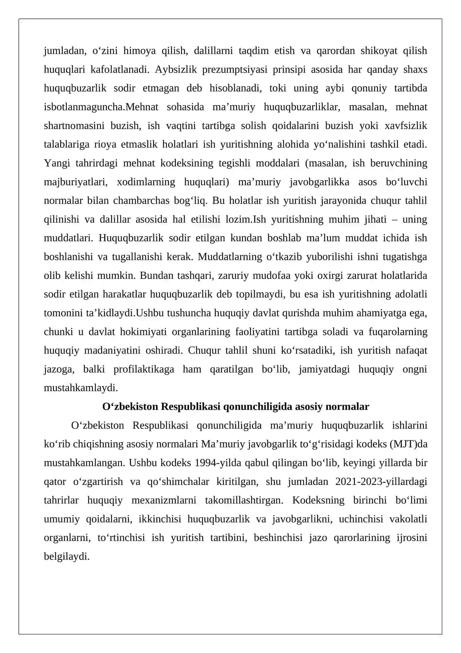 Ma’muriy huquqbuzarlik sodir etilganda ishni ko‘rib chiqishga vakolatli mansabdor shaxslar 4