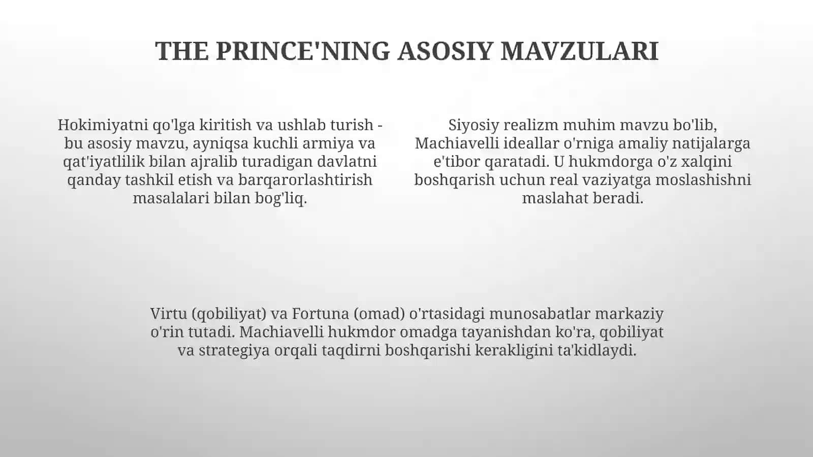 Makiavellining"Xukmdor"asaritahlili 4