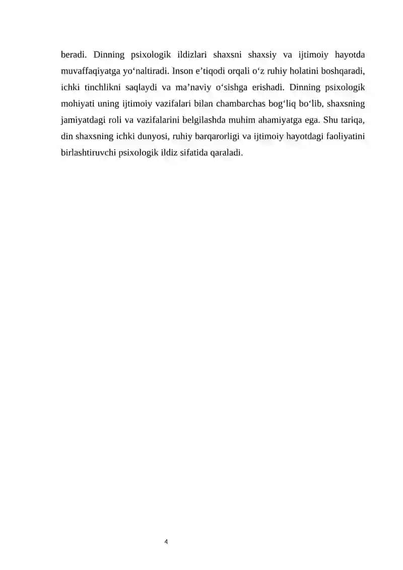 Dinning psixologik ildizlari 4