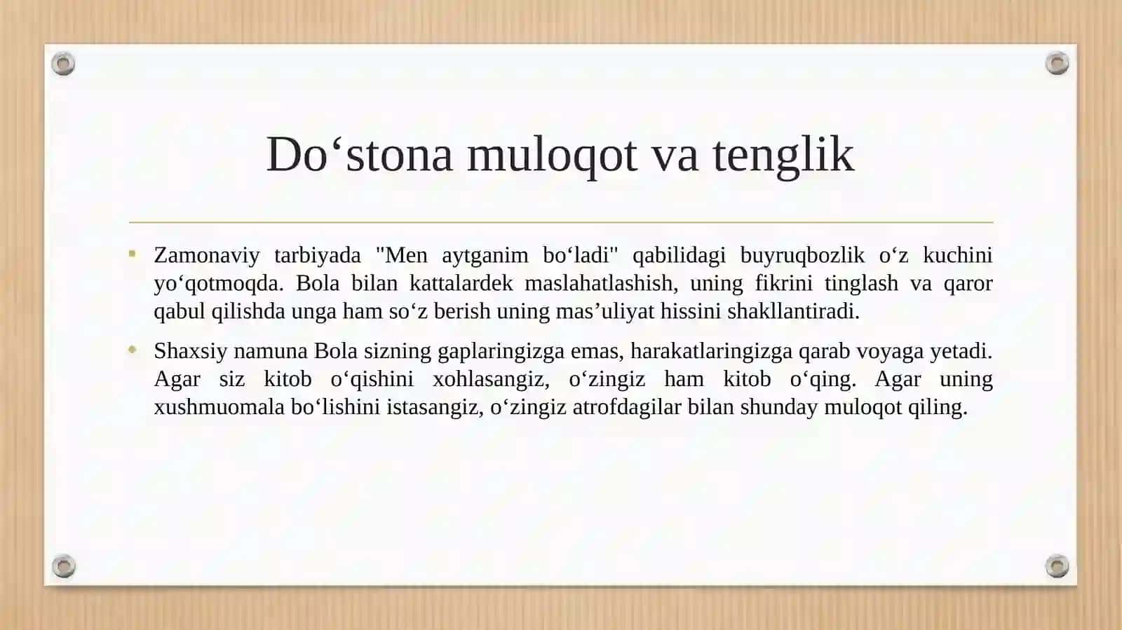 Zamonaviy oila tarbiyasini yaxshilash yo‘llari 4