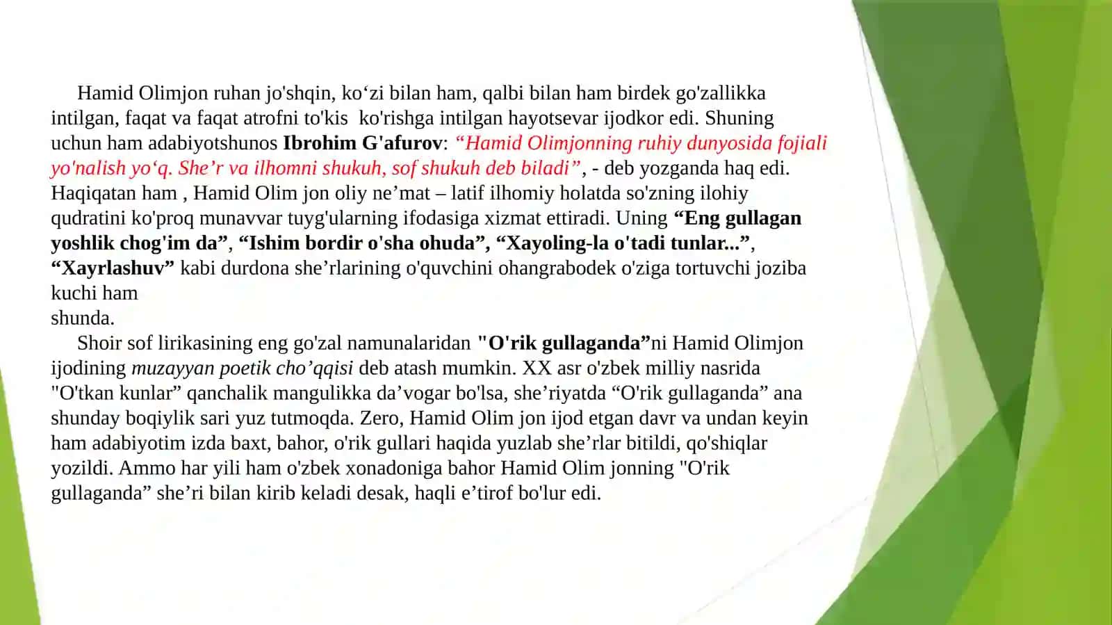 Hamid Olimjonlirikasi 4