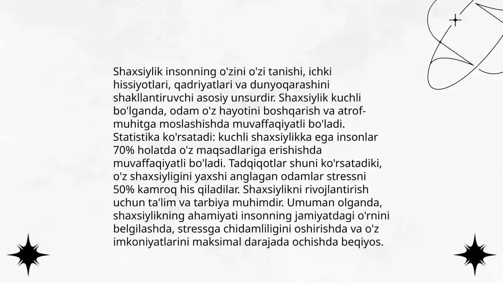 Shaxsning umumiy tushunchasi 4