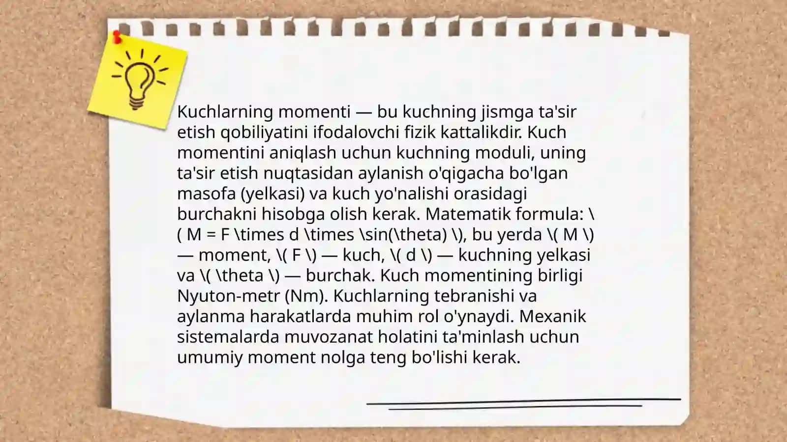 Statika elementlari 4