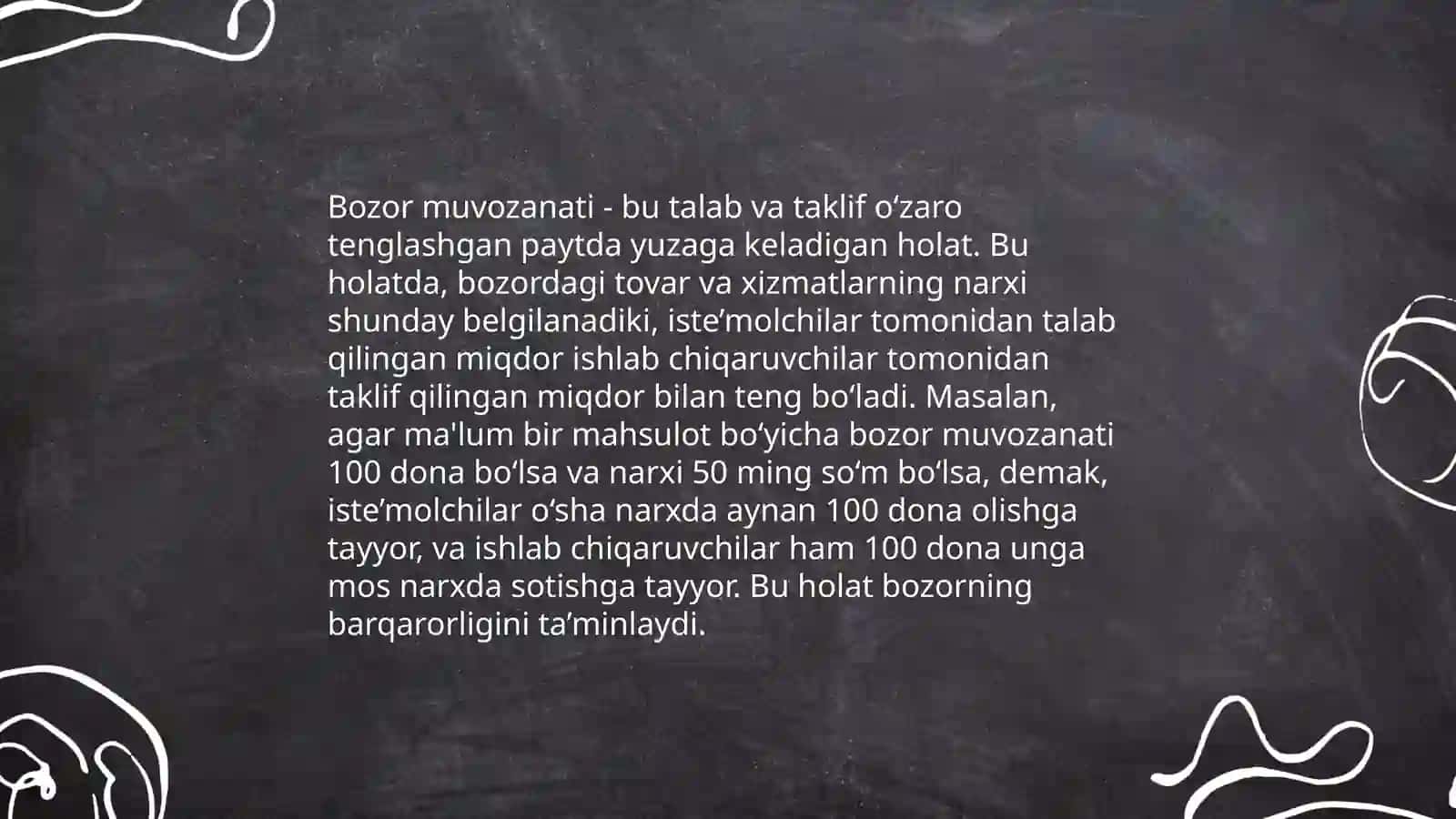 Talab va taklif nazariyasi 4