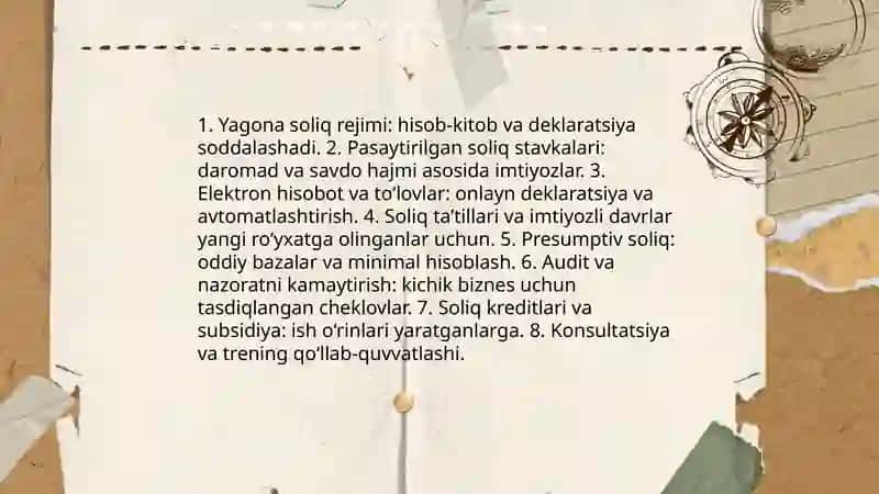 O‘zbekistonda soddalashtirilgan soliq tizimi 4