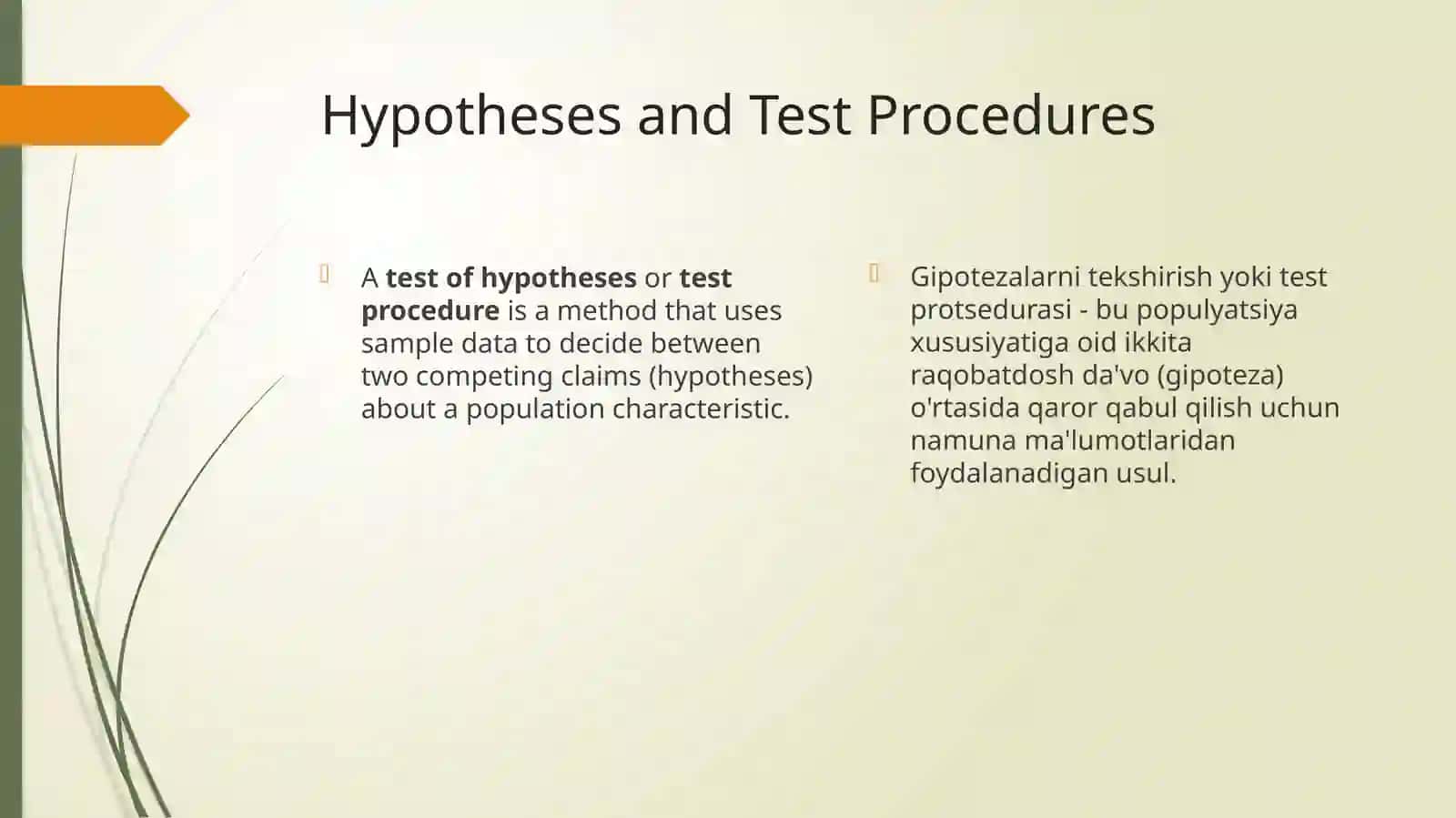Hypothesis testing 4