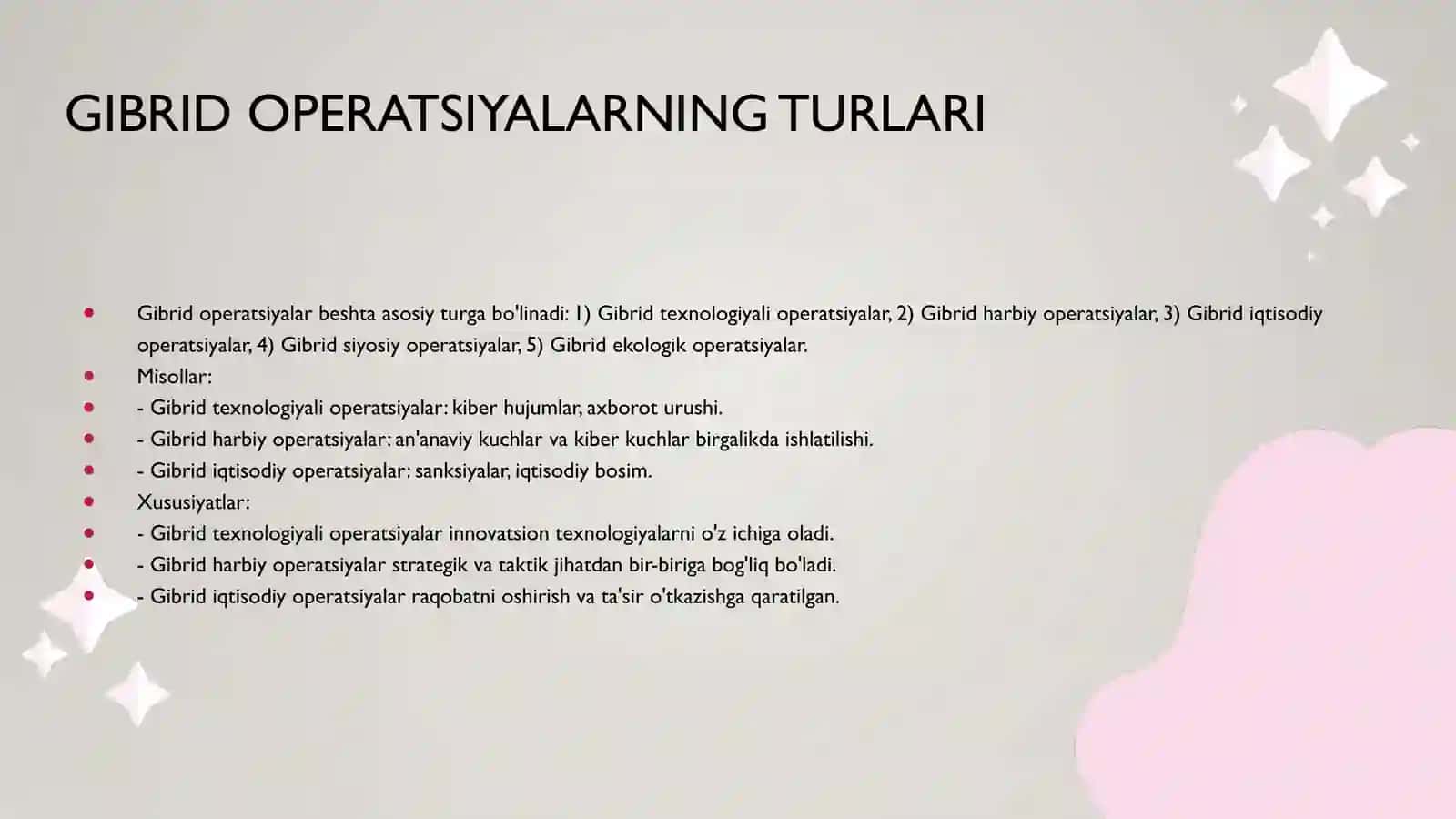 Gibrid Operatsiyalar 4