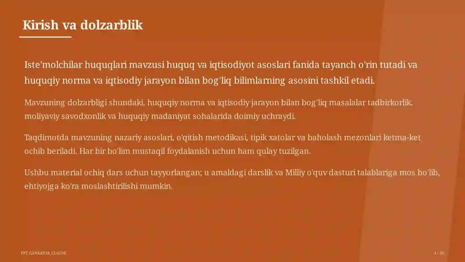Iste'molchilar huquqlari (10-sinf) 4