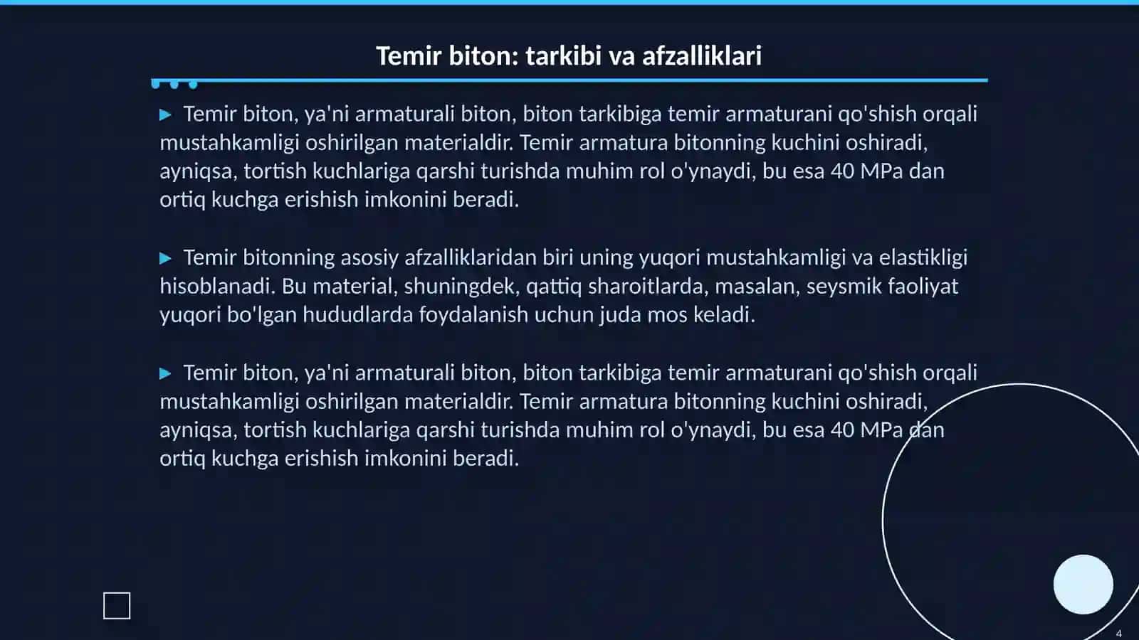 Biton va temir biton komstruksiyalari haqida tushuncha 4