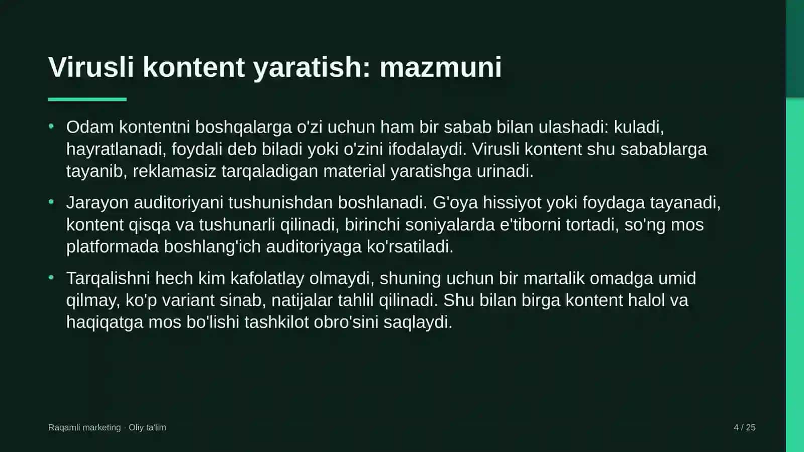Ehtiyot qismlar do'konlarida virusli kontent yaratish 4