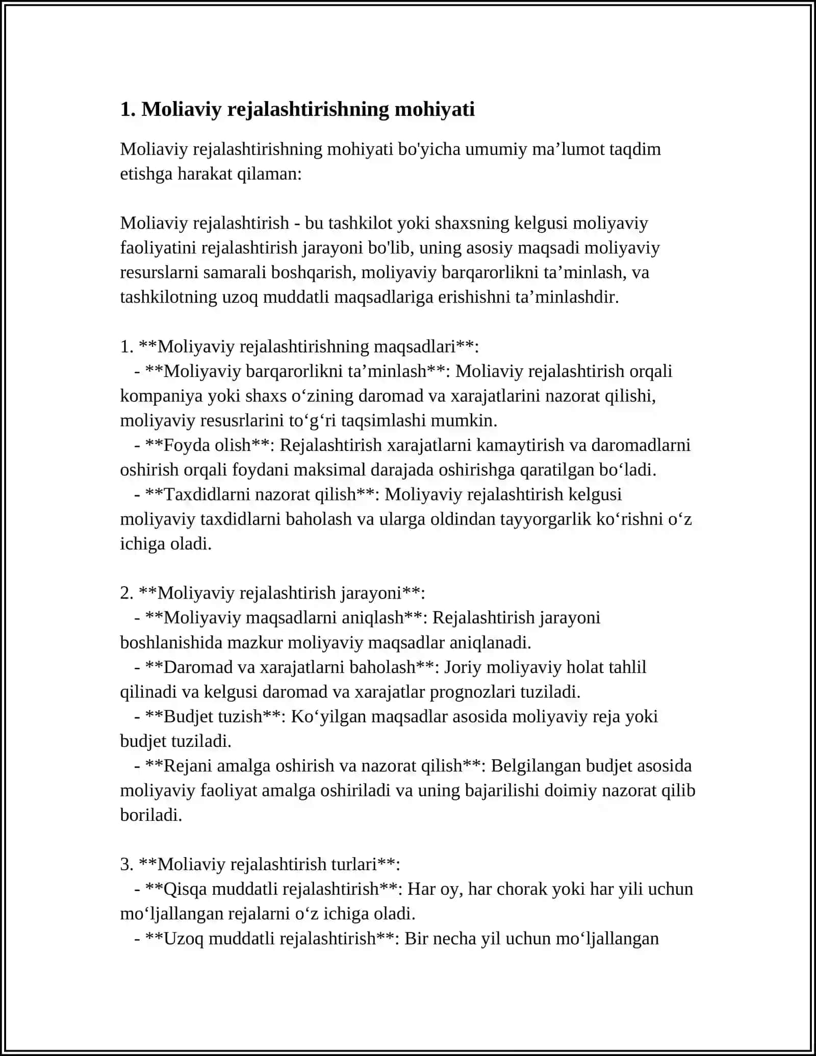 AGRAR KORXONALARDA MOLIYAVIY REJALASHTIRISH VA BIZNES-REJA TUZISH 4
