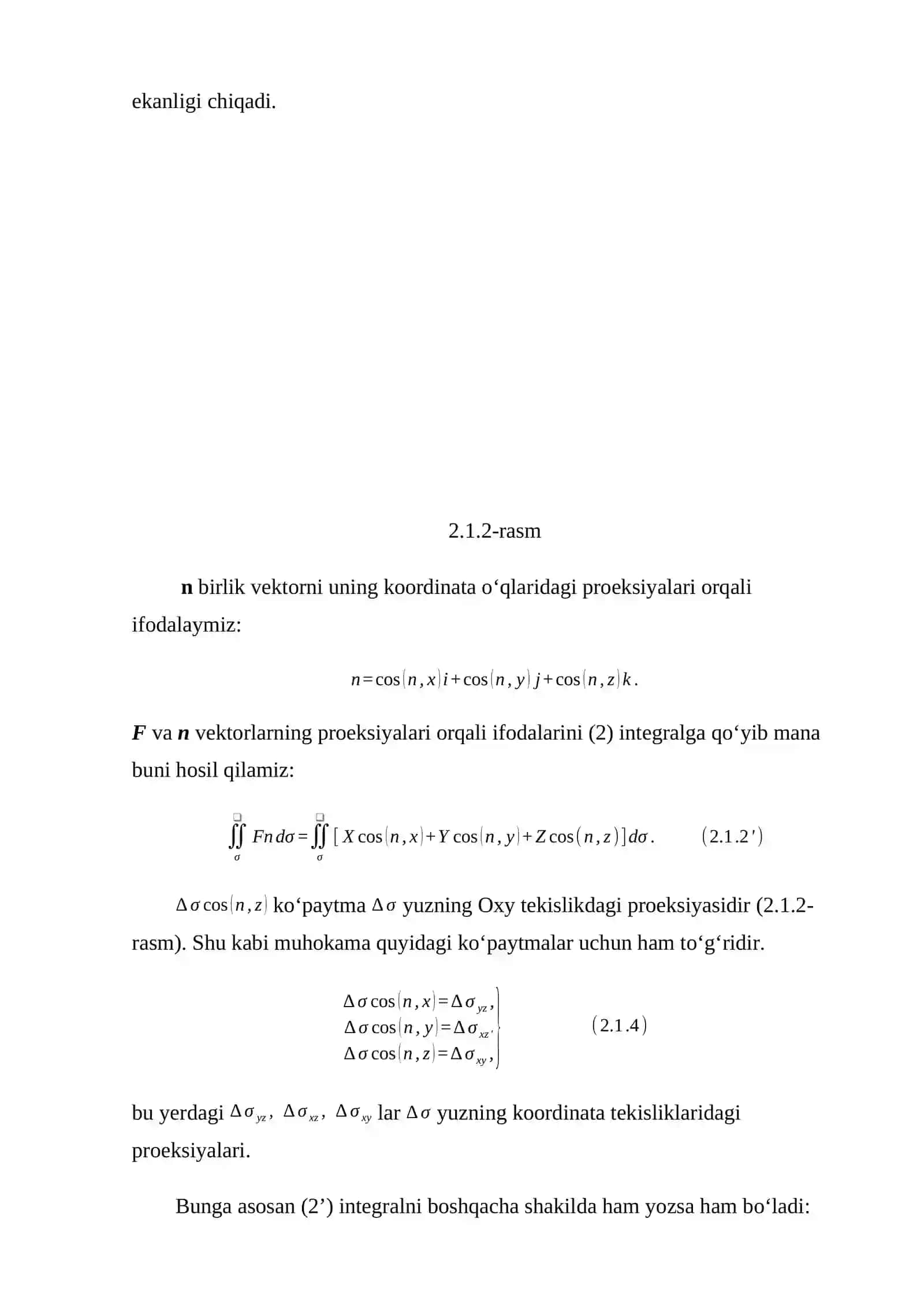 Sirt integrallari 4