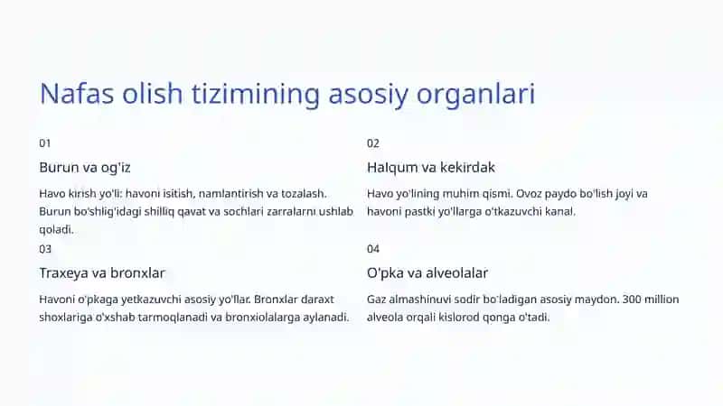 Nafas olish tizimi 4