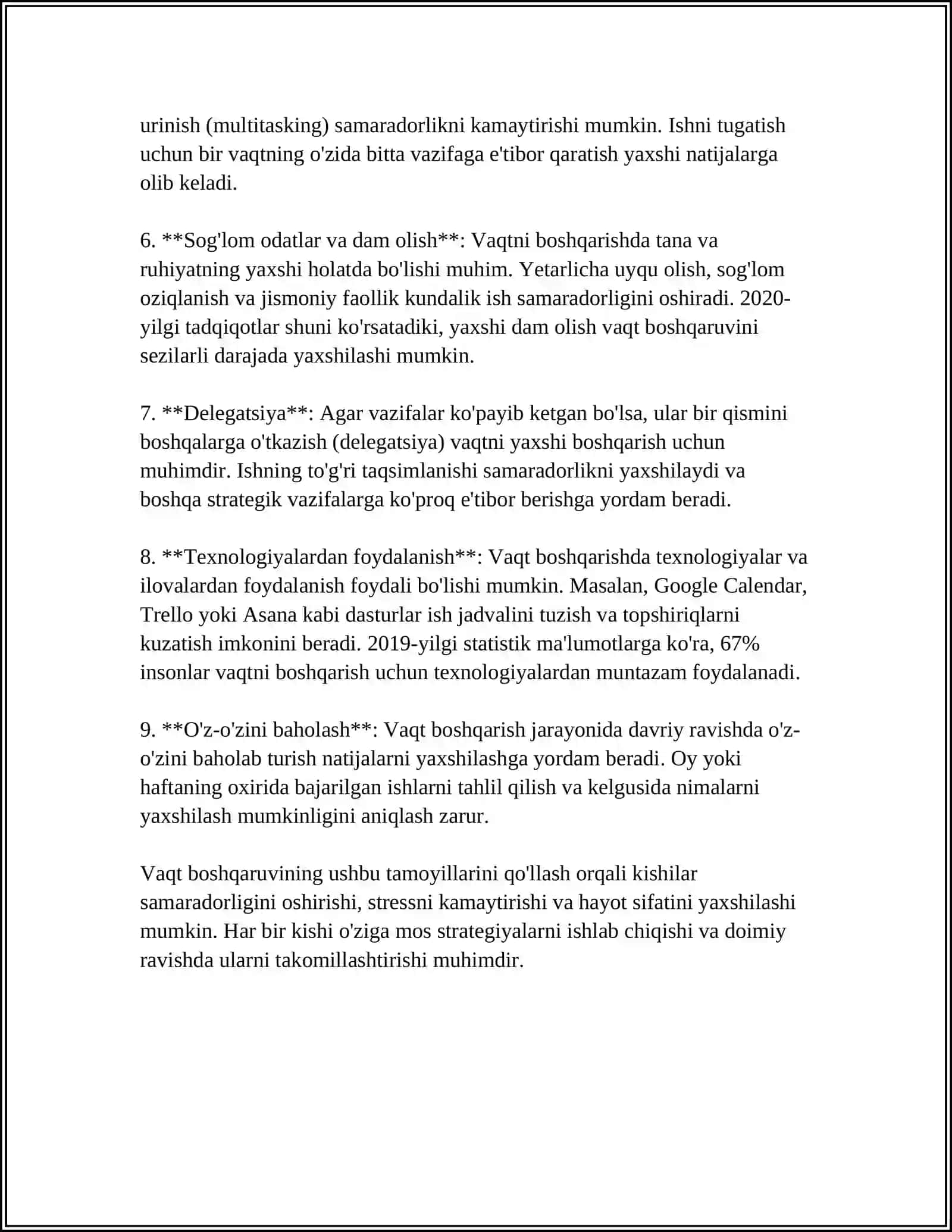 KORPARATIV VAQT BOSHQARUVINING AHAMIYATI 4