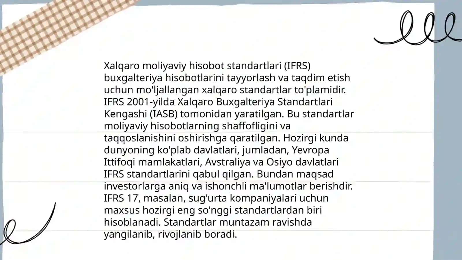 Moliyaviy hisobotlarni xalqaro standartlarga o'tqazish istiqbollari 4