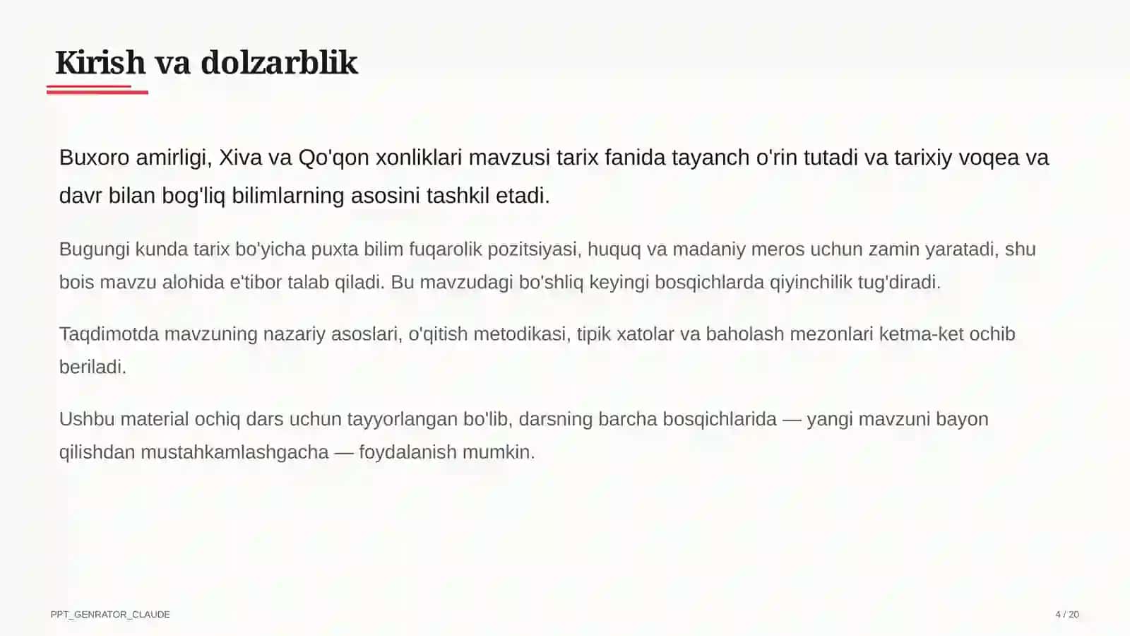 Buxoro amirligi, Xiva va Qo'qon xonliklari (8-sinf) 4