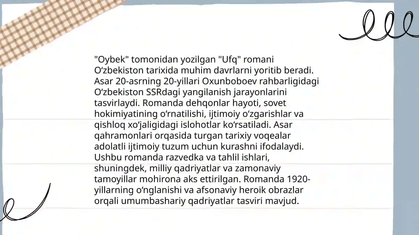 Said Ahmadning Ufq romani 4