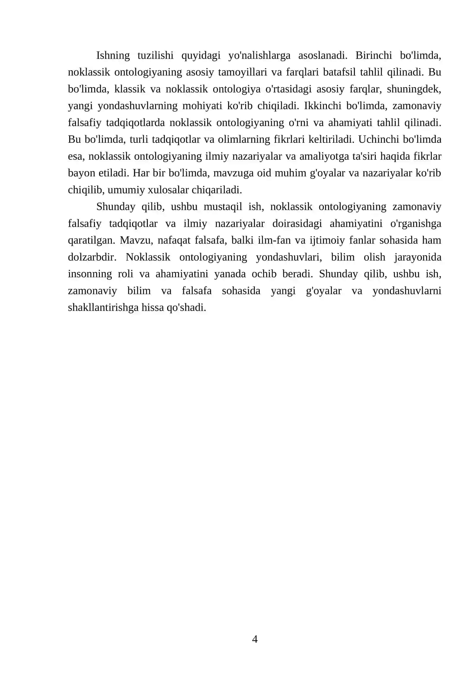 Noklassik ontologiyaning yoʼnalishlari va mohiyati 4