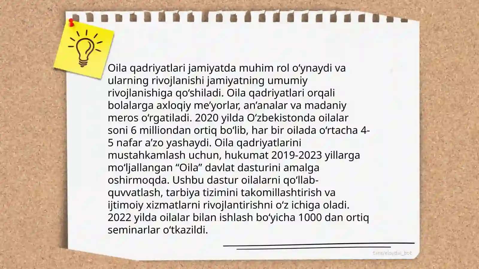 Oilaviy qadriyatlar 4