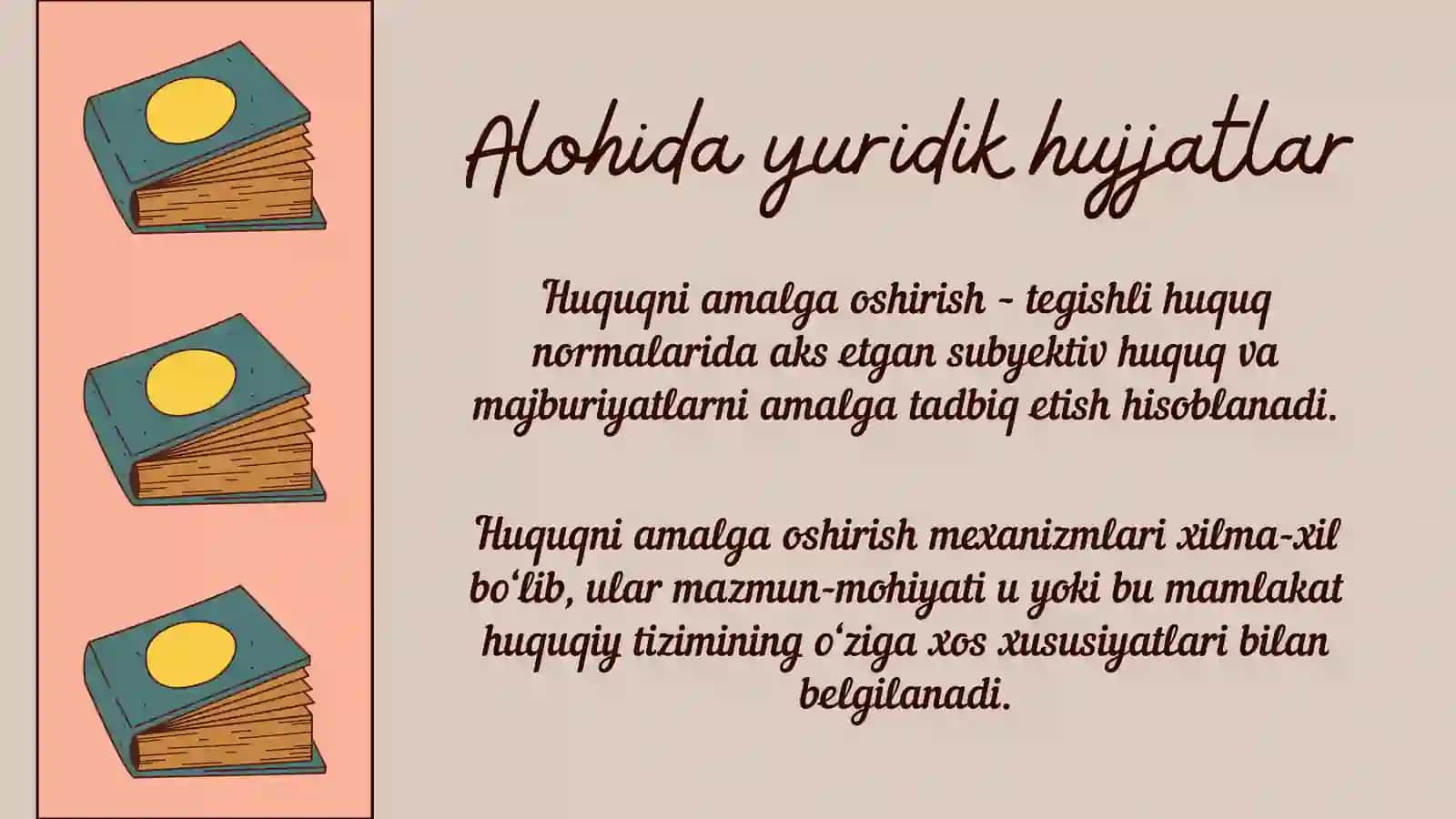 Alohida yuridik hujjatlarning yuridik texnikasi 4