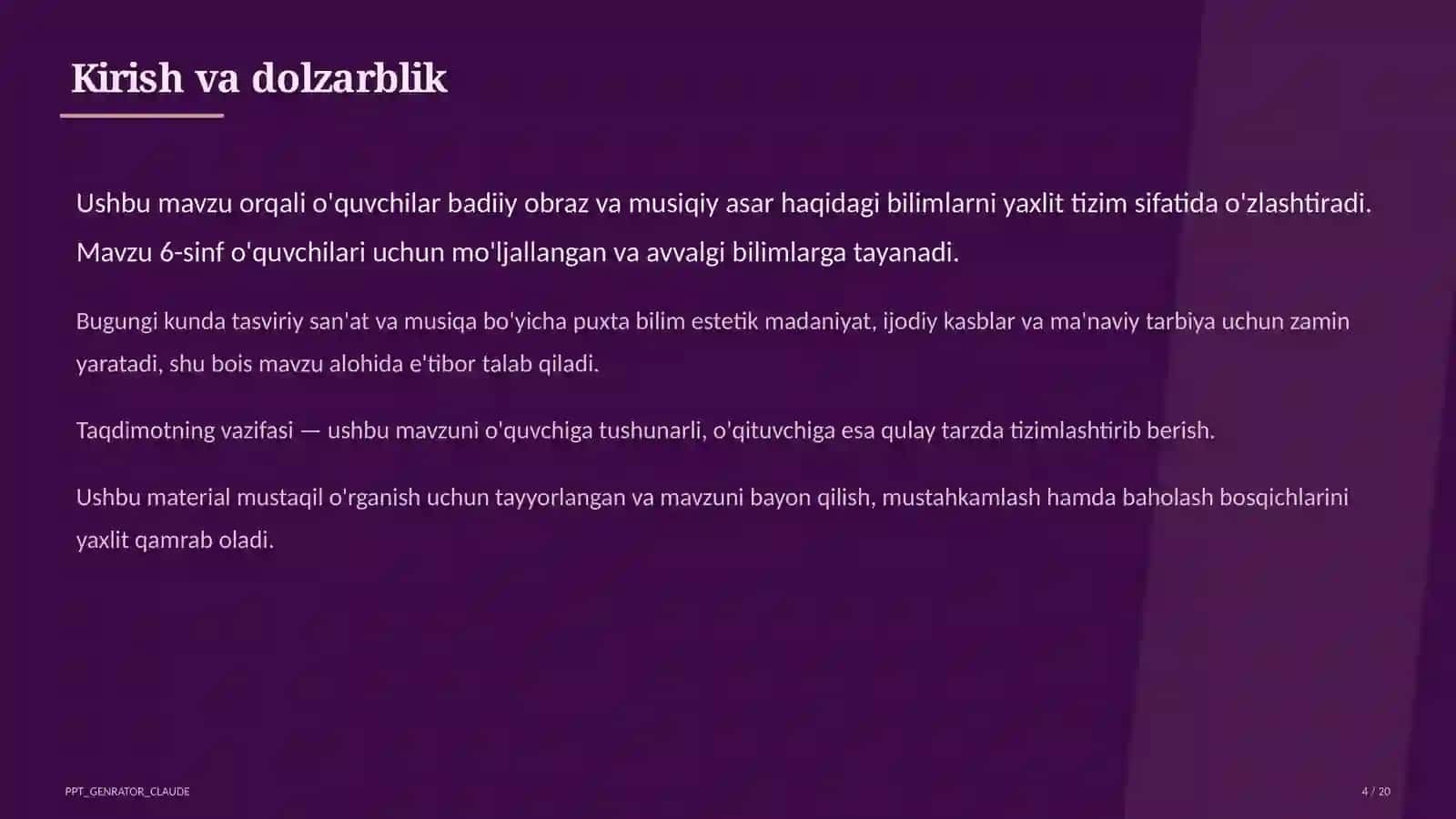 Me'morchilik yodgorliklari: Registon va Ichan-qal'a (6-sinf) 4