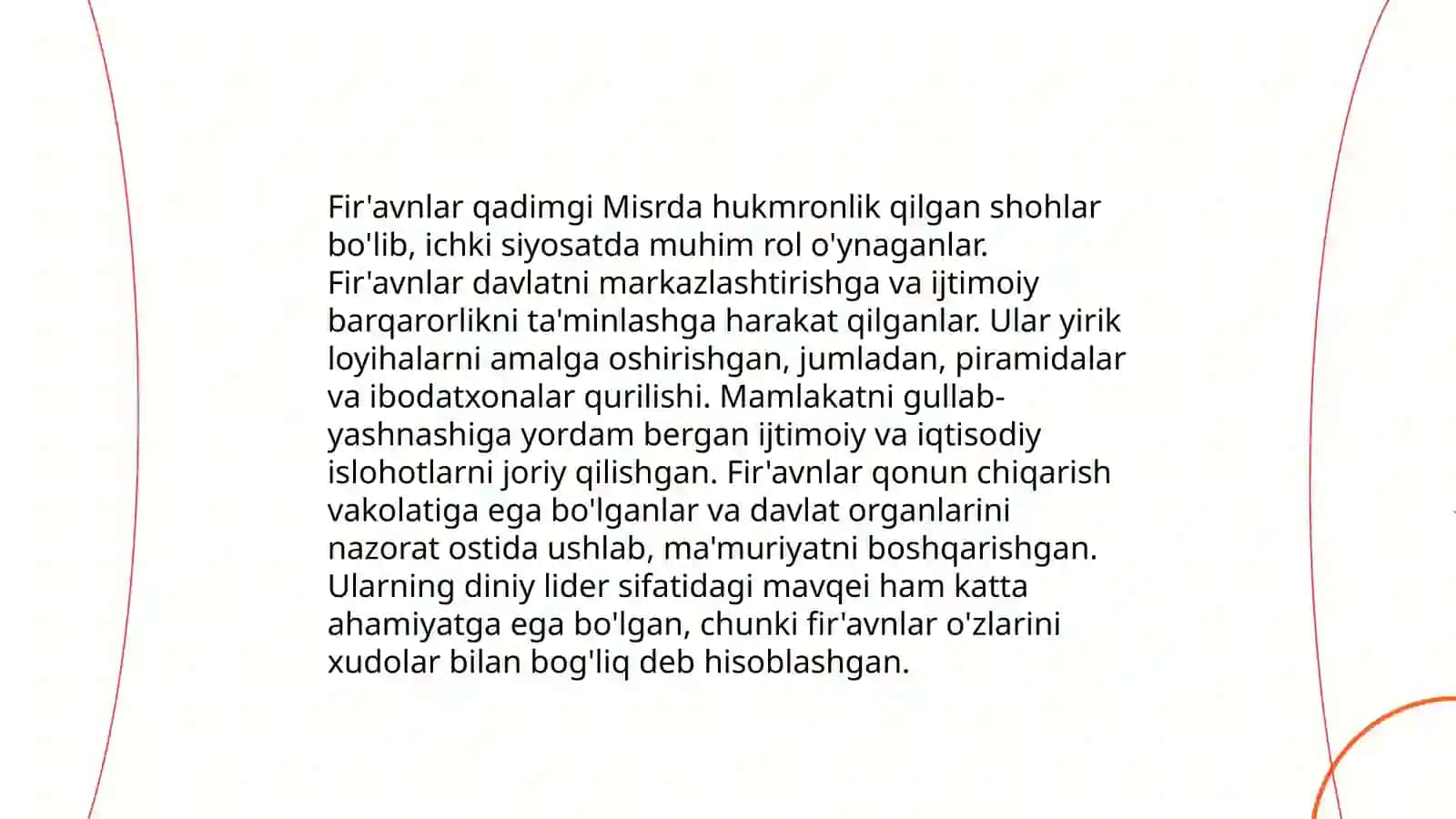 So‘nggi podsholiklik davrida Misr davlatining ichki va tashqi siyosati 4