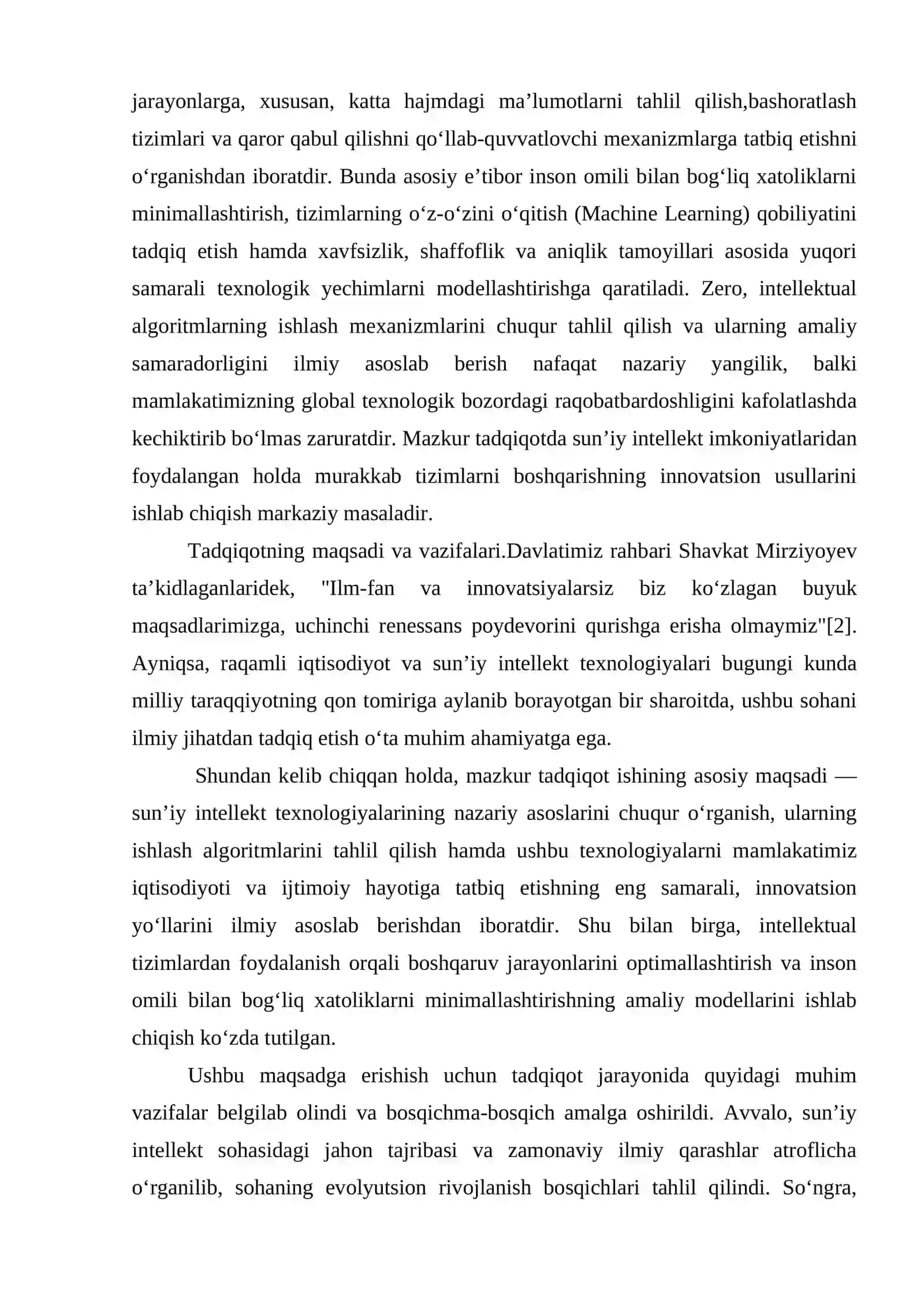 Axborot tizimlari va texnologiyalar davrida sun'iy intellektning moslashuvi va rivojlanish tendensiyalari 4