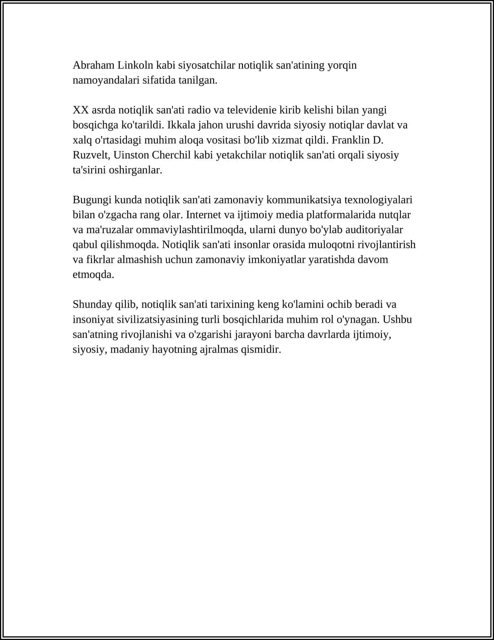 NOTIQLIK SAN'ATI 4