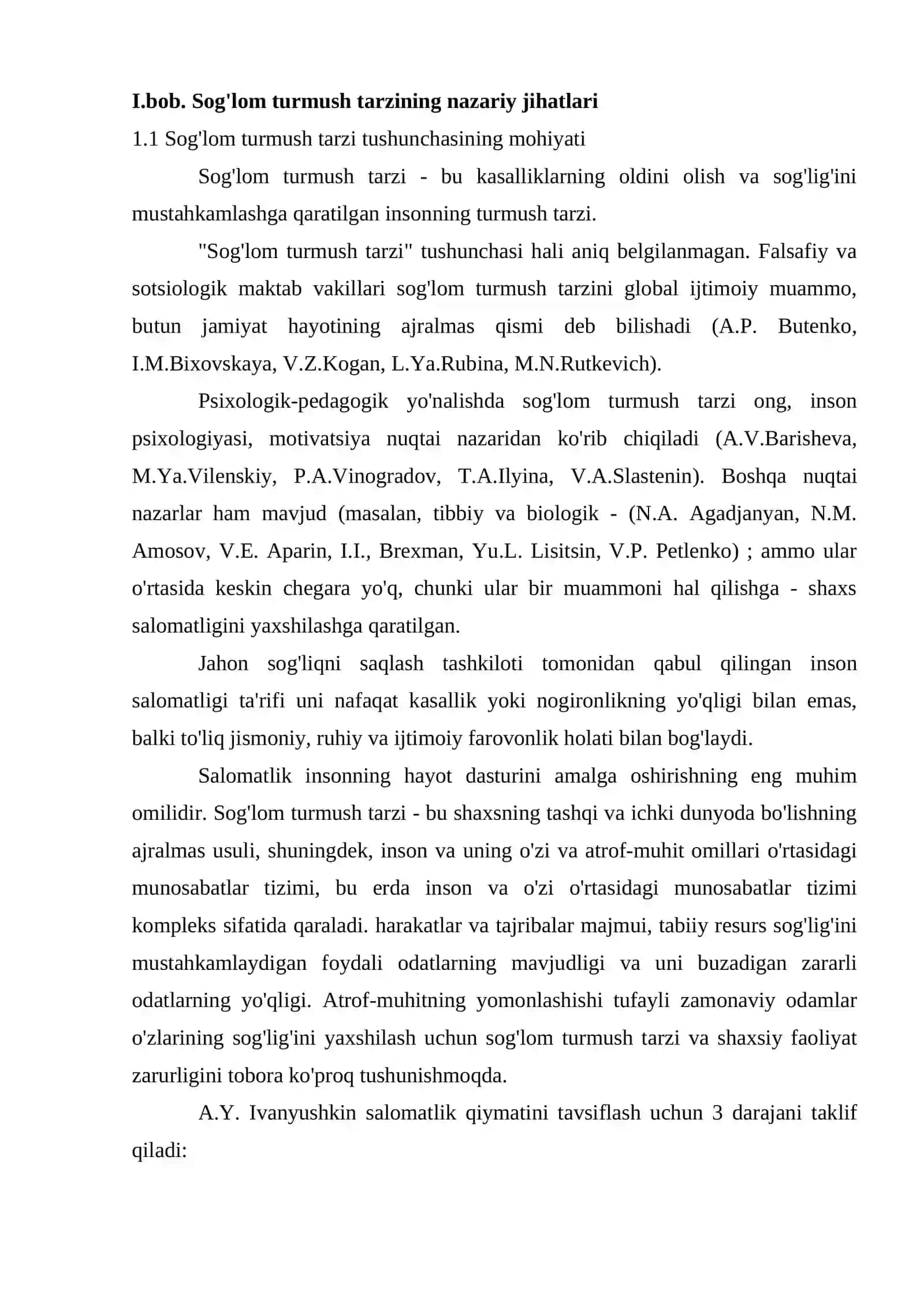 Sog'lom Turmush Tarzini Rivojlantirishning Mohiyati 4