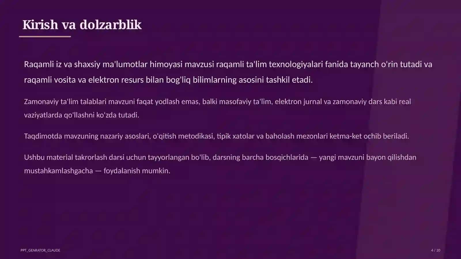 Raqamli iz va shaxsiy ma'lumotlar himoyasi 4