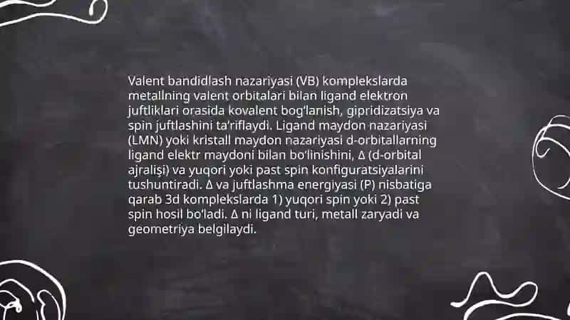 Kompleks birikmalar 4