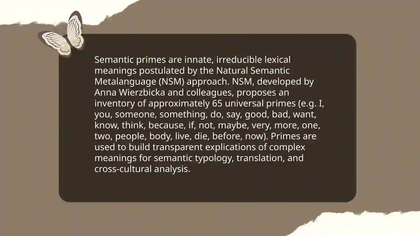 Semantic Typology 4
