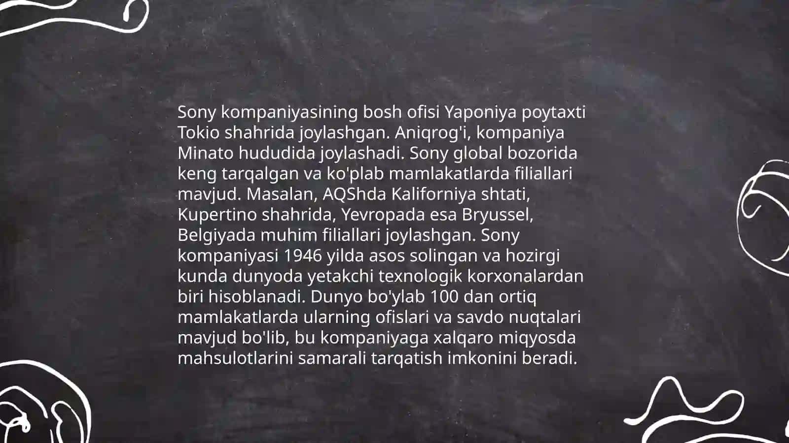 Sony kompaniyasining tarixi 4