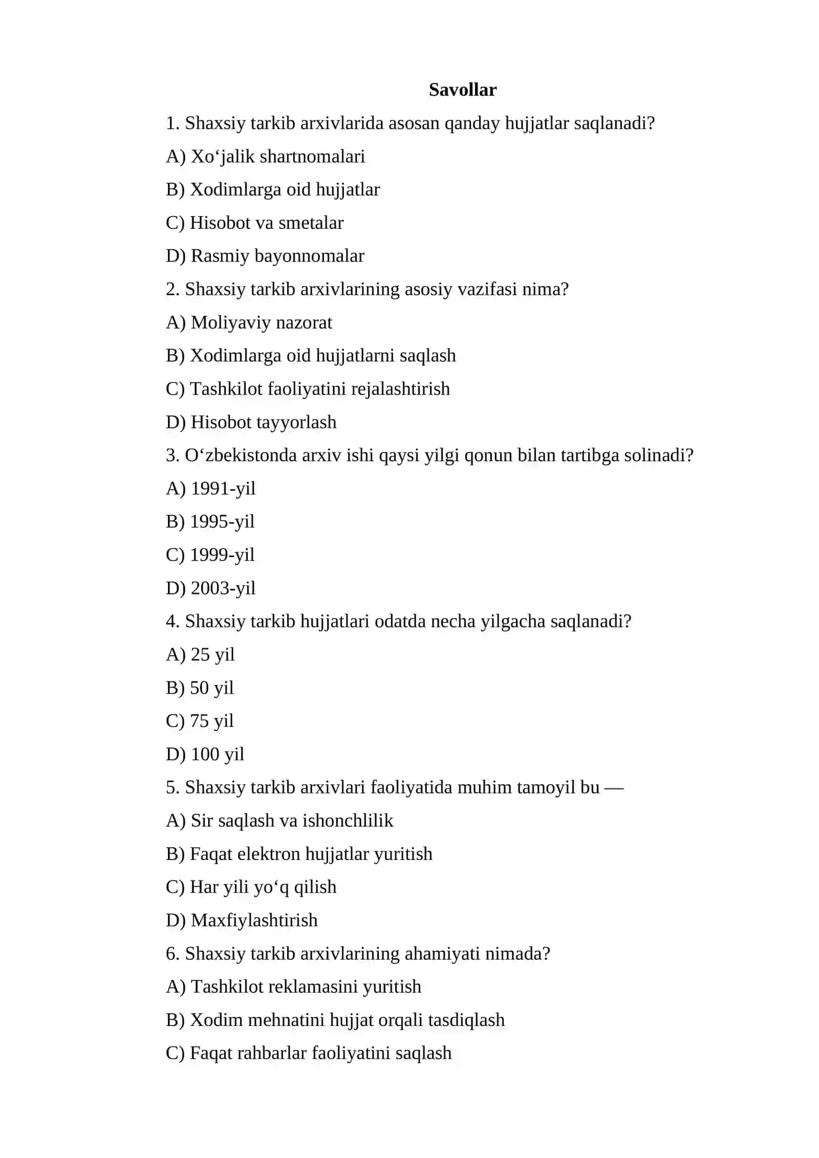 Shaxsiy tarkib arxivlar faoliyati 4