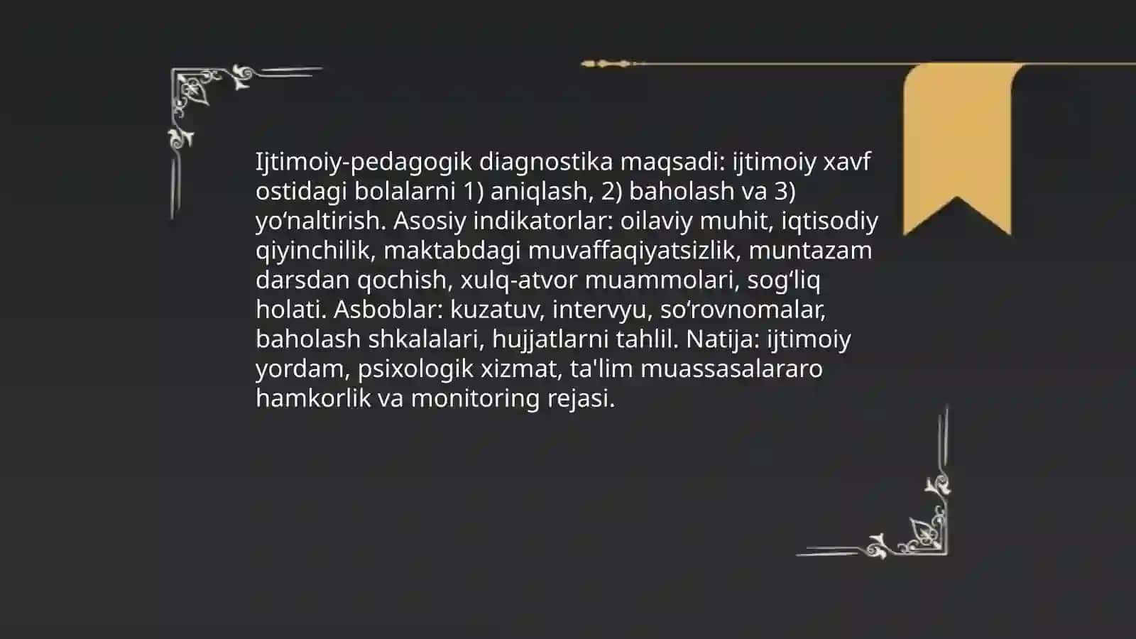Ijtimoiy pedagogning maktab yoshidagi bolalar bilan ish yuritishi 4