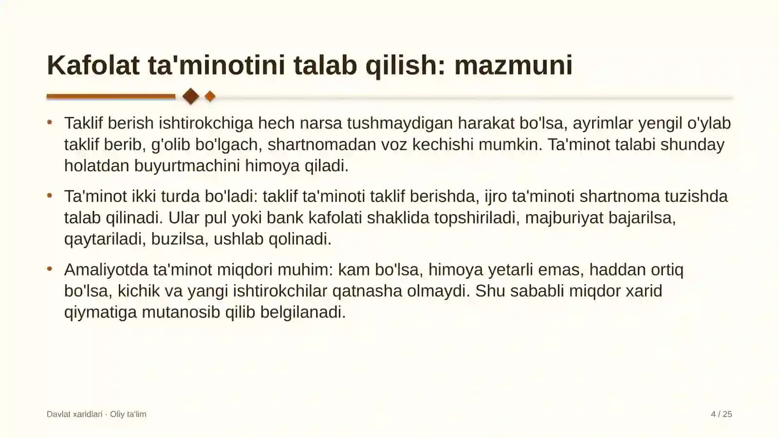 xalqaro tashkilotlarda kafolat ta'minotini talab qilish 7027 4