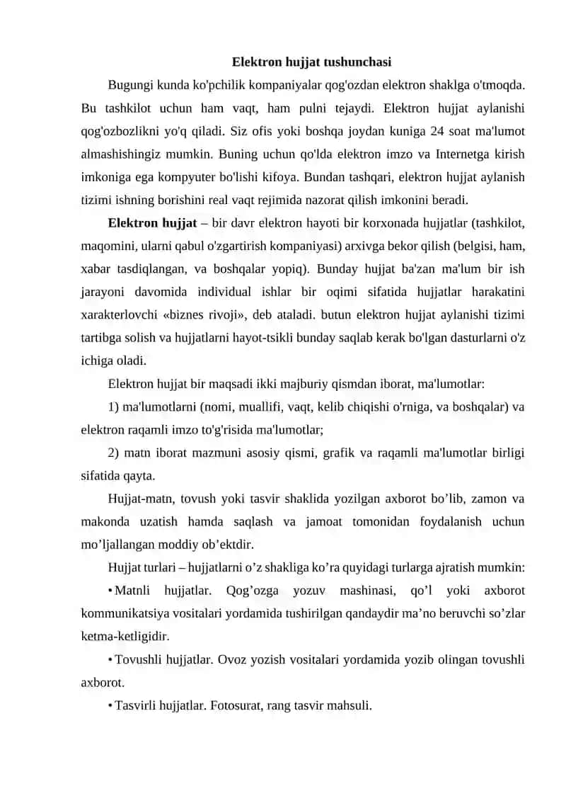 ELEKTRON HUJJAT ALMASHINUVI 4