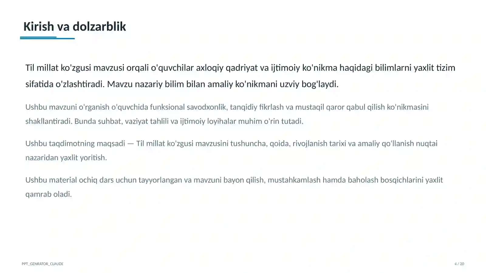 Til millat ko'zgusi (6-sinf) 4