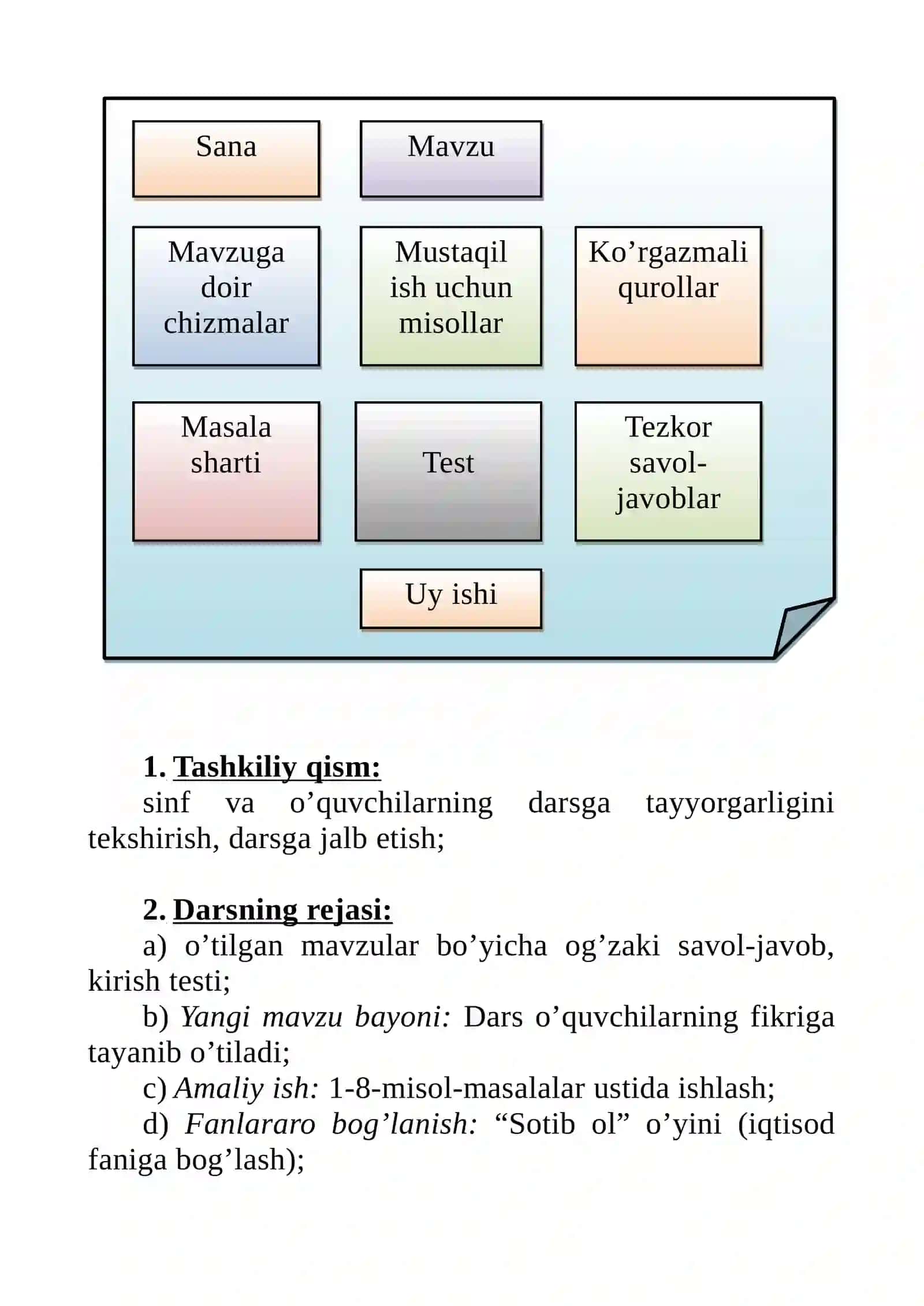 “Sonli ifodalar” mavzusida 3-sinf matematika fanidan bir soatlik DARS ISHLANMASI. 4